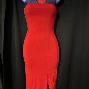 Red tube dress by Better Be